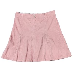 Athleta Whenever Pink Corduroy A Line Athletic Pockets Flare Skirt Size 8